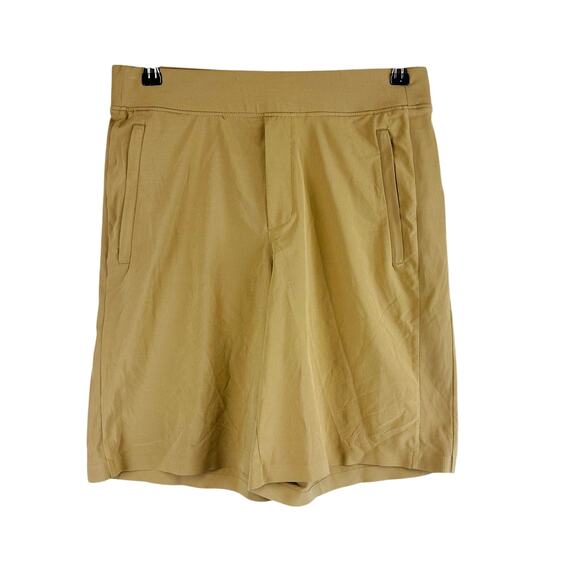 Athleta Pants - Athleta Womans Sz 8 Shorts Tan Stretch Pull On Comfort Stretch Pockets